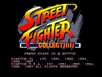 Street Fighter Collection (EU) screen shot title